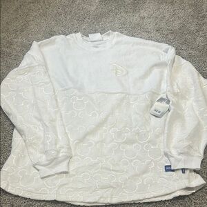 Disney White Sweatshirt with Mickey Design